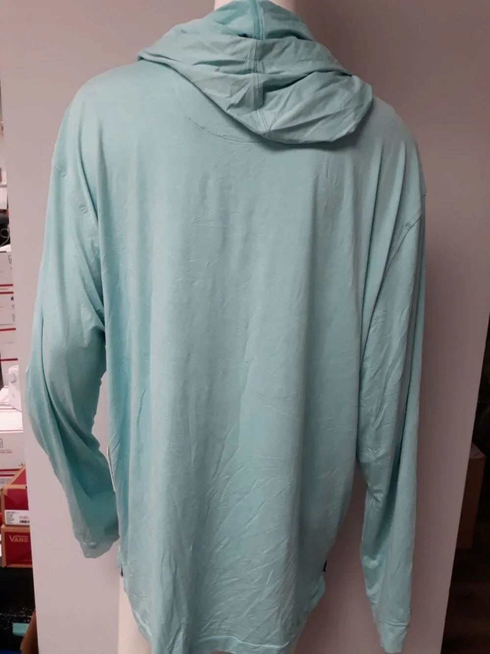 UPF 50 Women's Pull Over Shirt Blue Size XL NEW WITH TAGS! - Picture 3 of 5